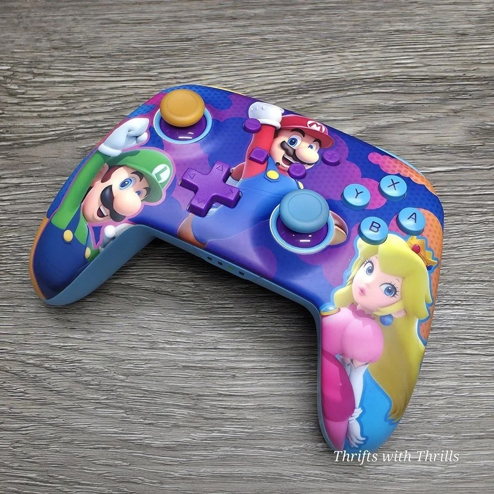 PowerA Enhanced Wireless Controller - Nintendo Switch 1 & 2 - Mario Color Splash